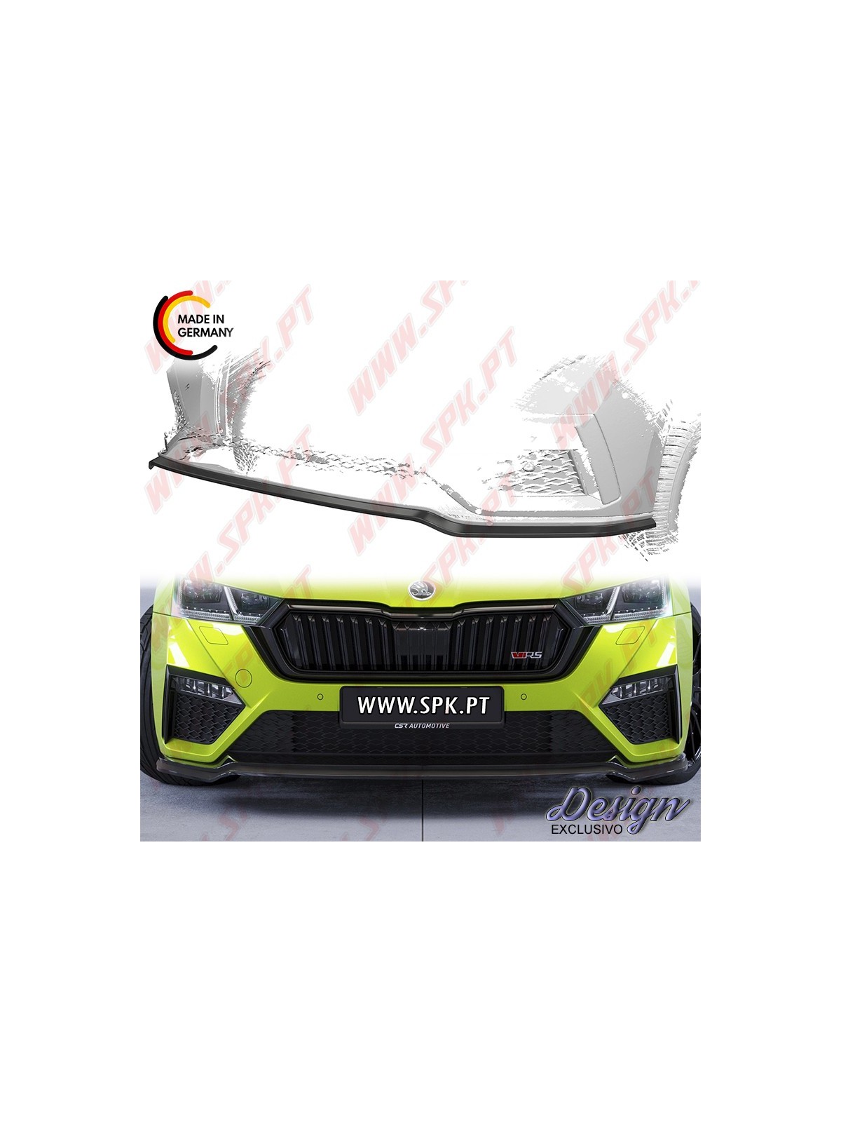 Lip Spoiler Frontal - Skoda Octavia 4 RS / RS Plus (2019-)