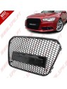 Grelha Frontal Look RS Black Gloss - Audi A6 C7 (2011-2014)