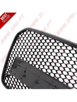 Grelha Frontal Look RS Black Gloss - Audi A6 C7 (2011-2014)