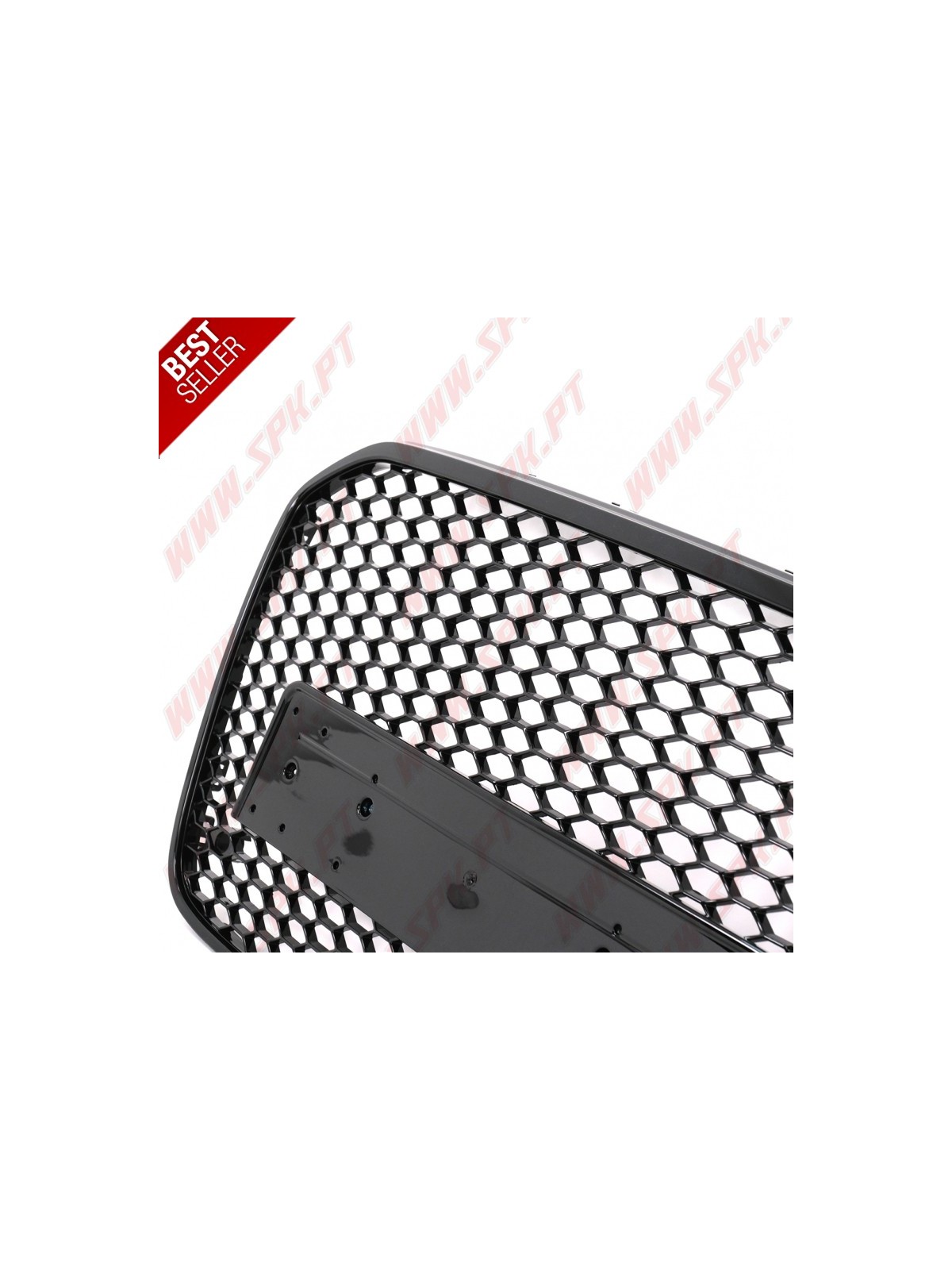 Grelha Frontal Look RS Black Gloss - Audi A6 C7 (2011-2014)