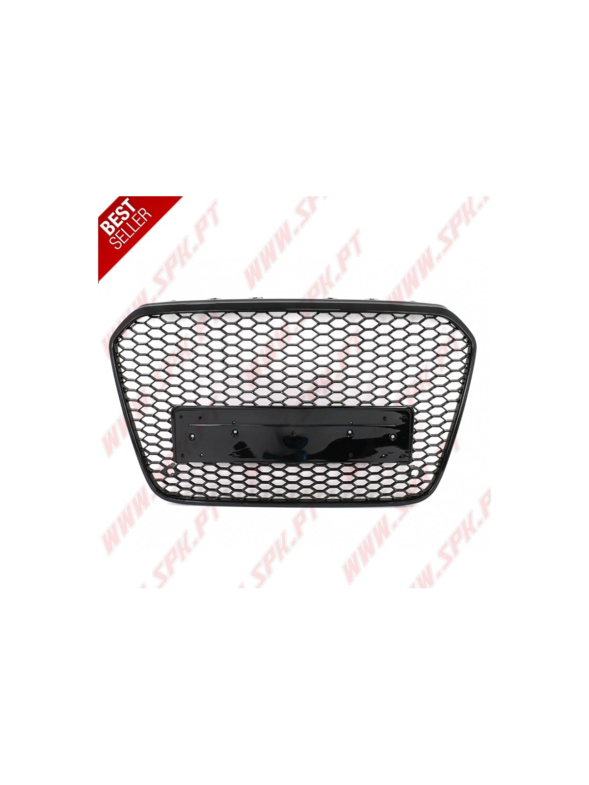 Grelha Frontal Look RS Black Gloss - Audi A6 C7 (2011-2014)