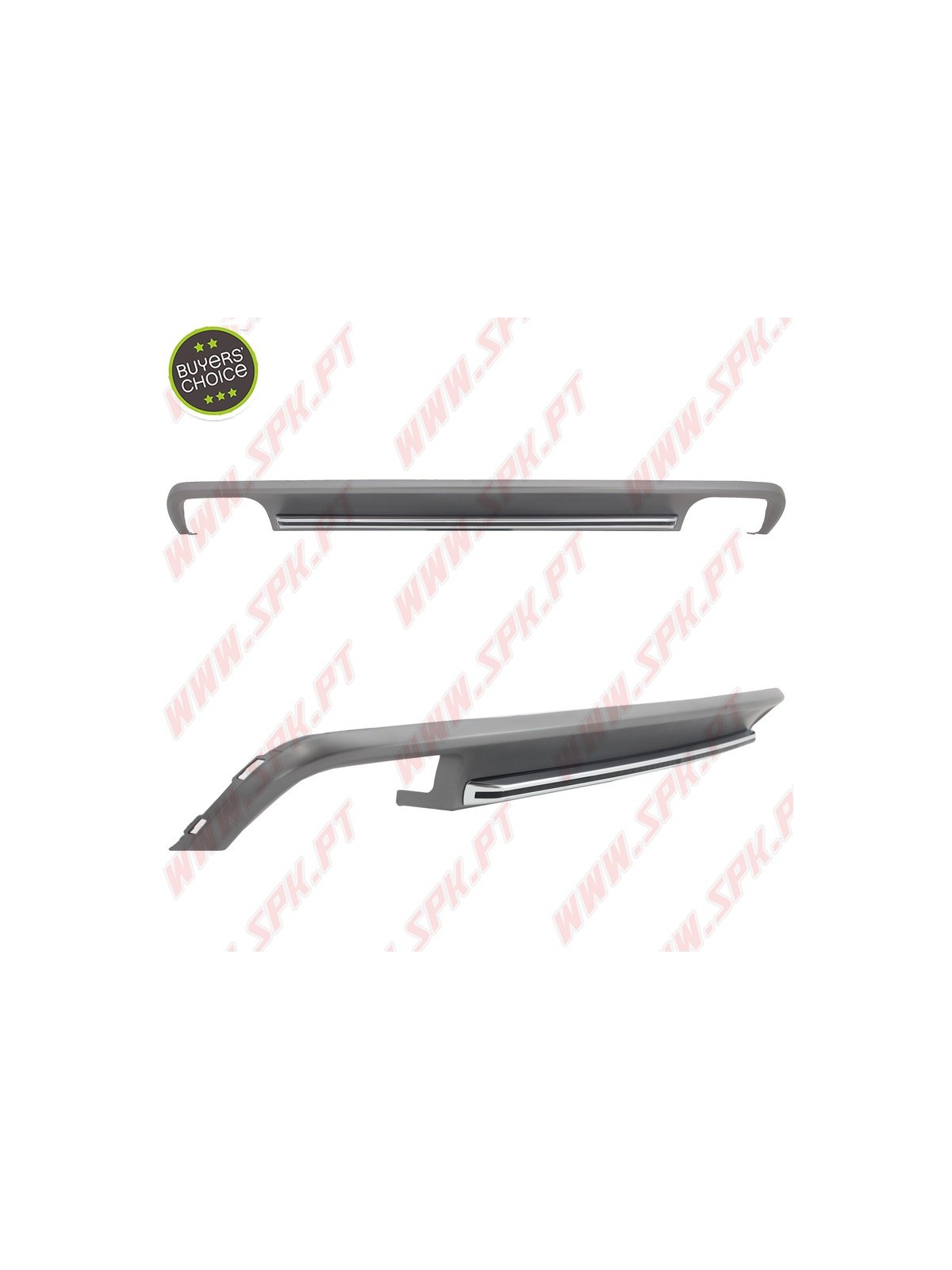 Difusor Traseiro + Ponteiras Look S6 - Audi A6 C7 (2010-2014)