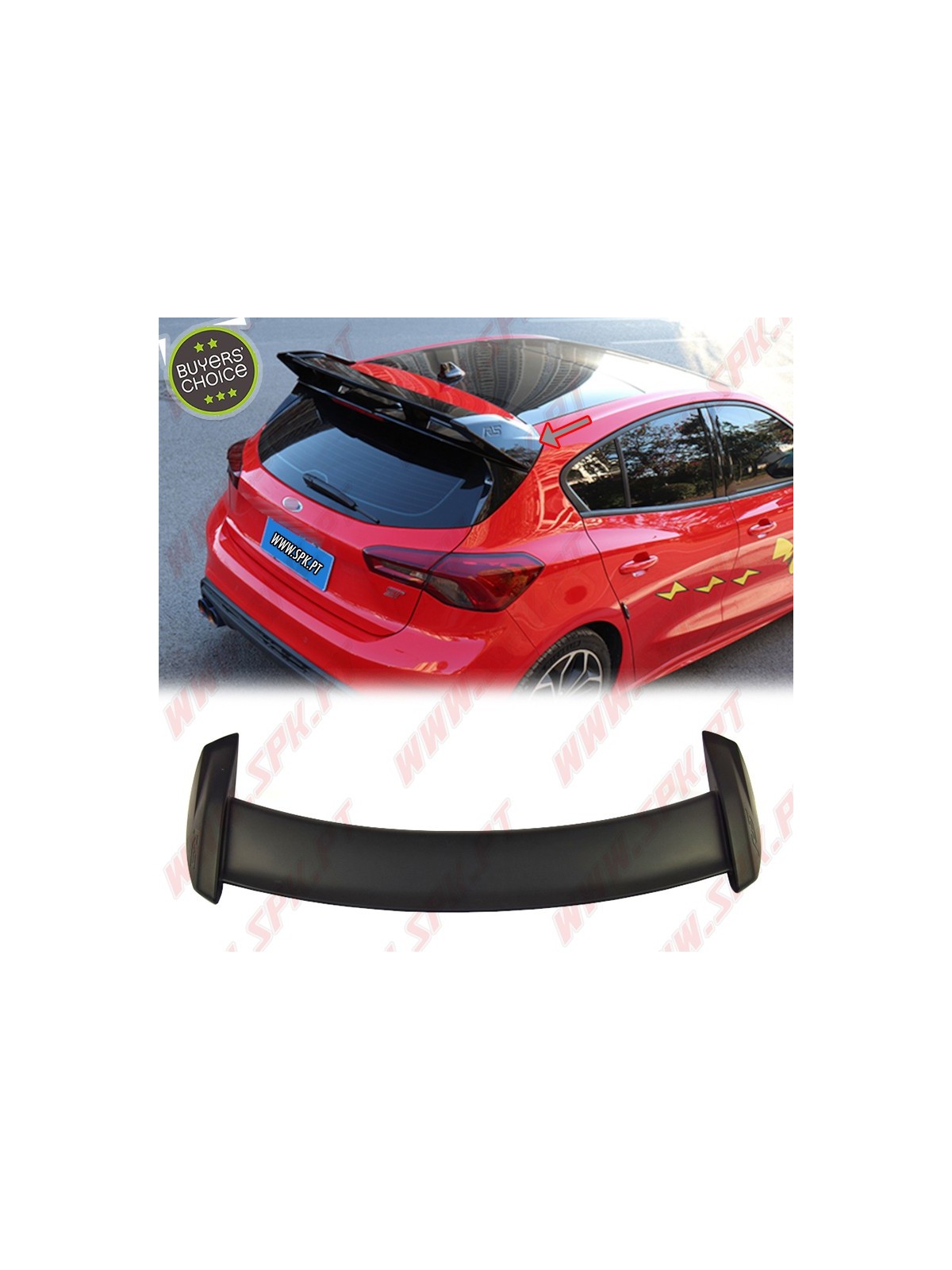 Aileron Traseiro Look RS - Ford Focus MK4 Standard / ST-Line (2018-)
