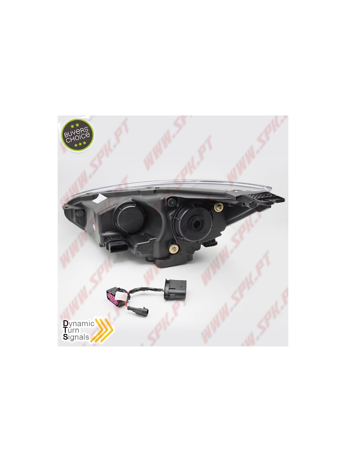 Faróis Look DRL LED Black - Ford Focus 4 (2014-2018)