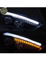 Faróis Look DRL V.2 LED Black - Ford Focus 4 (2014-2018)