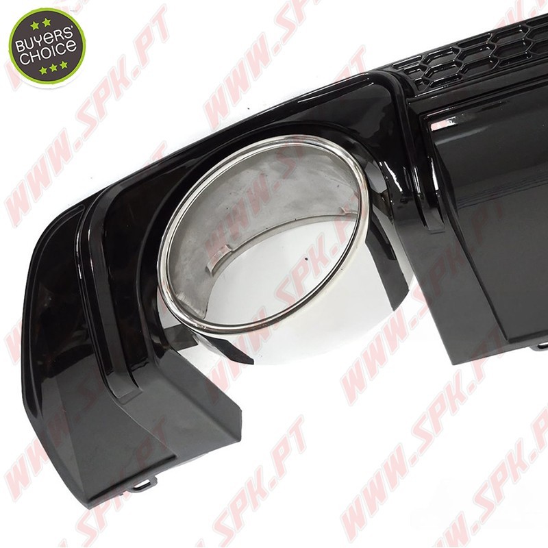 Difusor Traseiro + Ponteiras Look RS - Audi TT 8S (2014-2018)