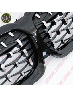 Grelhas Frontais Look Diamond Black - BMW G20 / G21 (2018-2022)