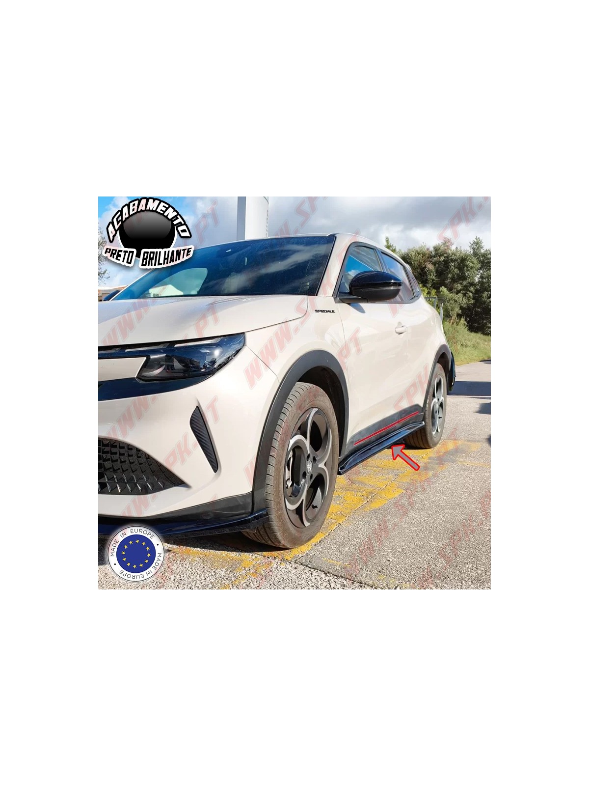 Extensão de Embaladeiras - Alfa Romeo Junior (2024-)