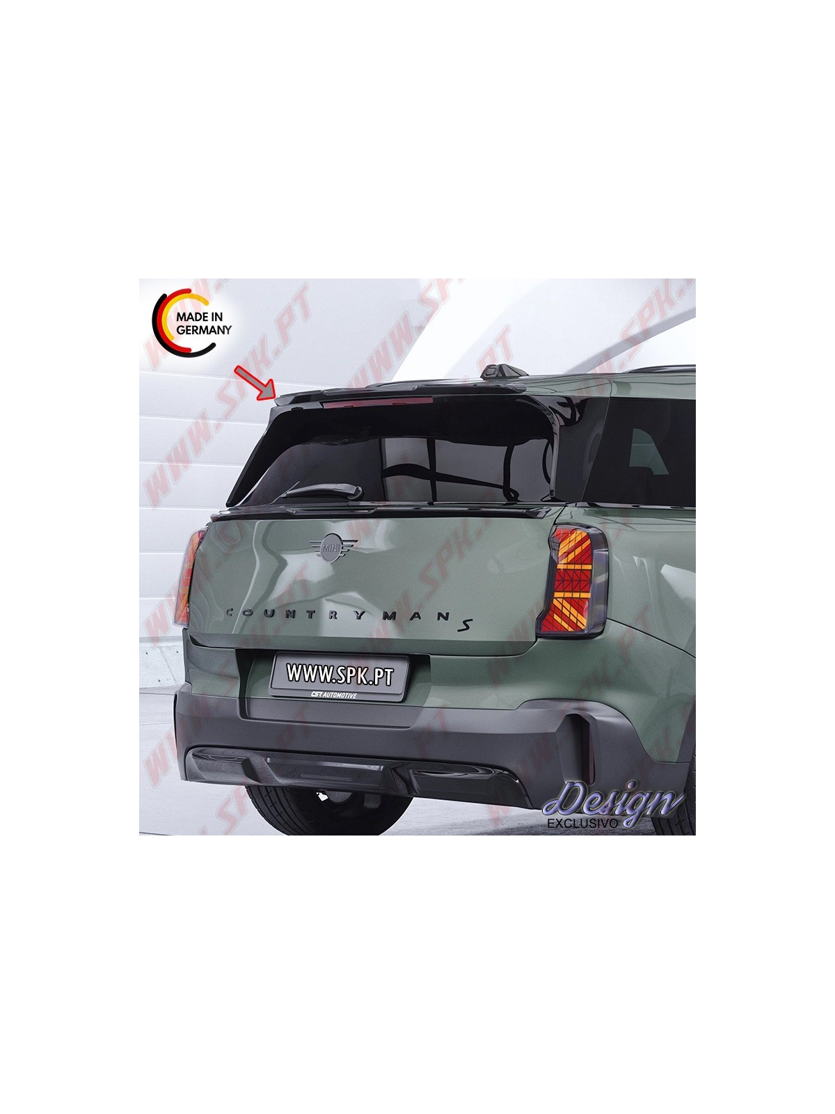 Aileron Traseiro Superior - Mini Countryman U25 (2024-)