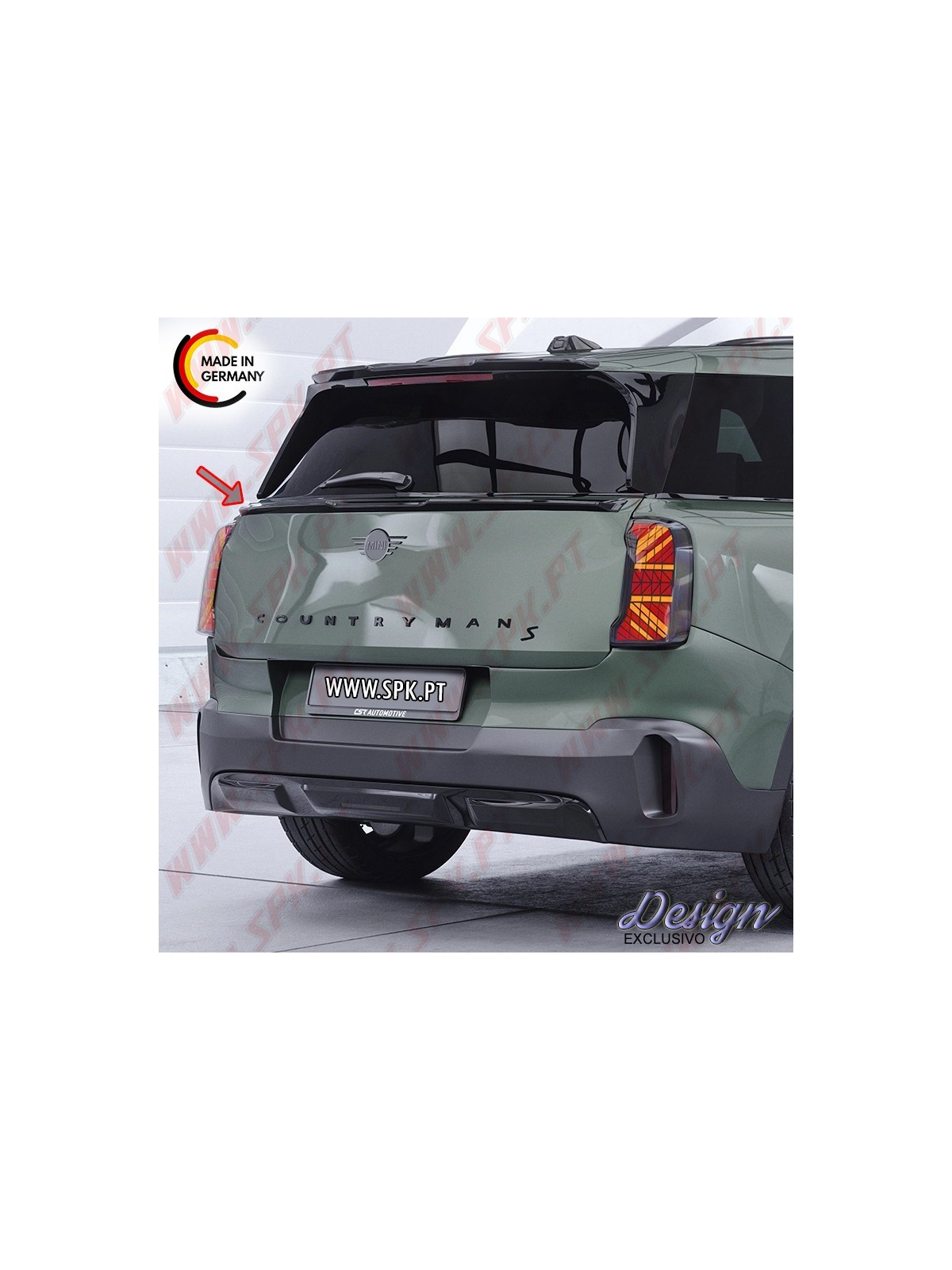 Aileron Traseiro Inferior - Mini Countryman U25 (2024-)