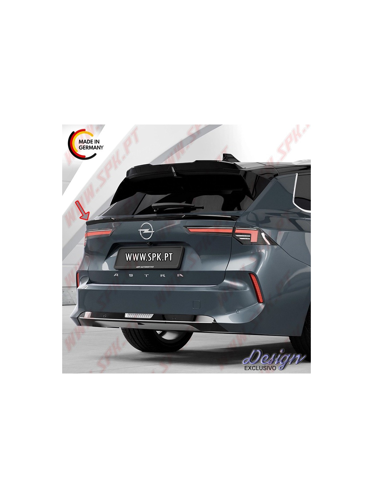 Aileron Traseiro Inferior - Opel Astra L - SportsTourer (2021-)