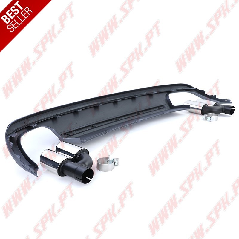 Difusor Traseiro + Ponteiras Look S5 - Audi A5 8T (2011-2016)