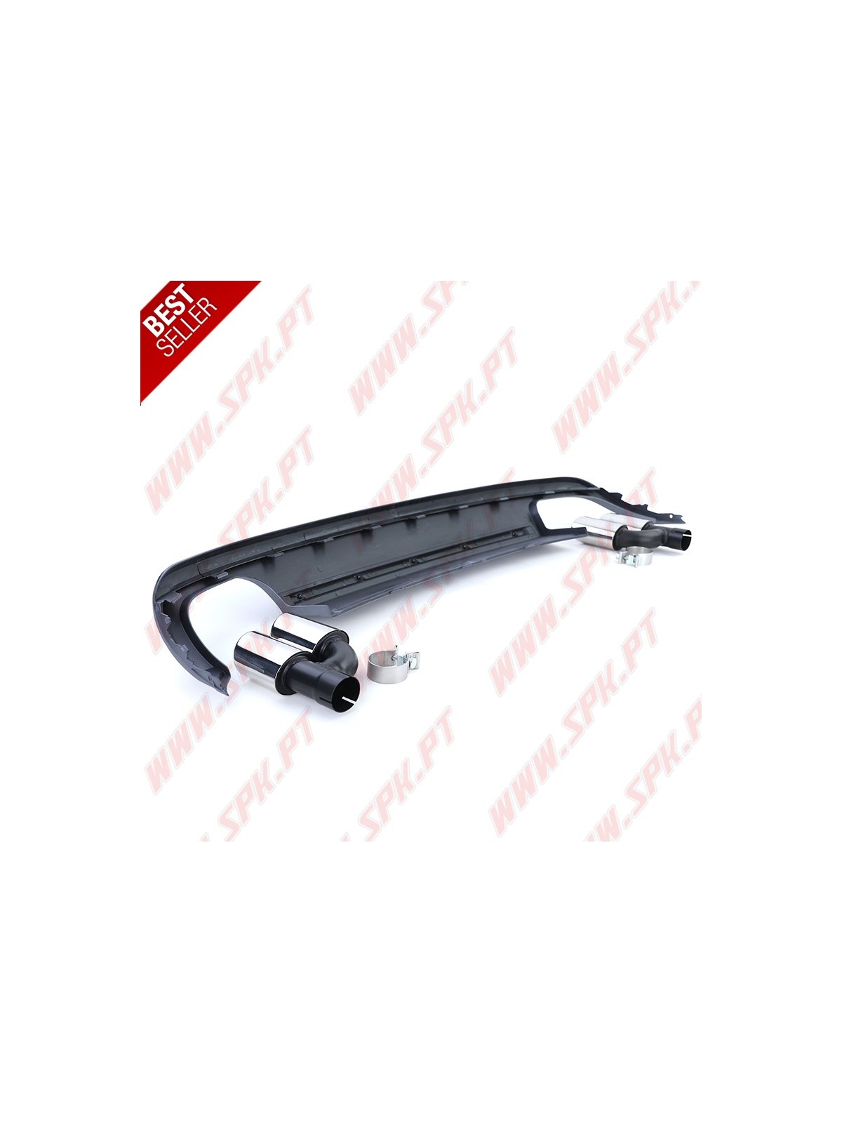 Difusor Traseiro + Ponteiras Look S5 - Audi A5 8T (2011-2016)