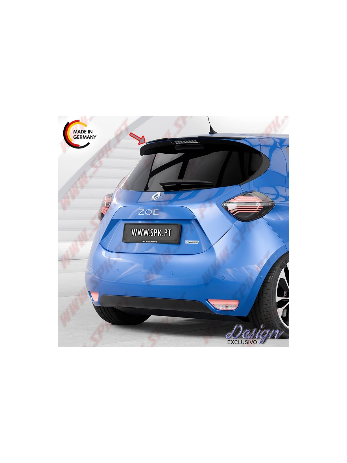 Aileron Traseiro Superior - Renault ZOE (2012-)