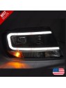 Faróis Tube-Light / Black - Jeep Grand Cherokee WJ (1999-2005)