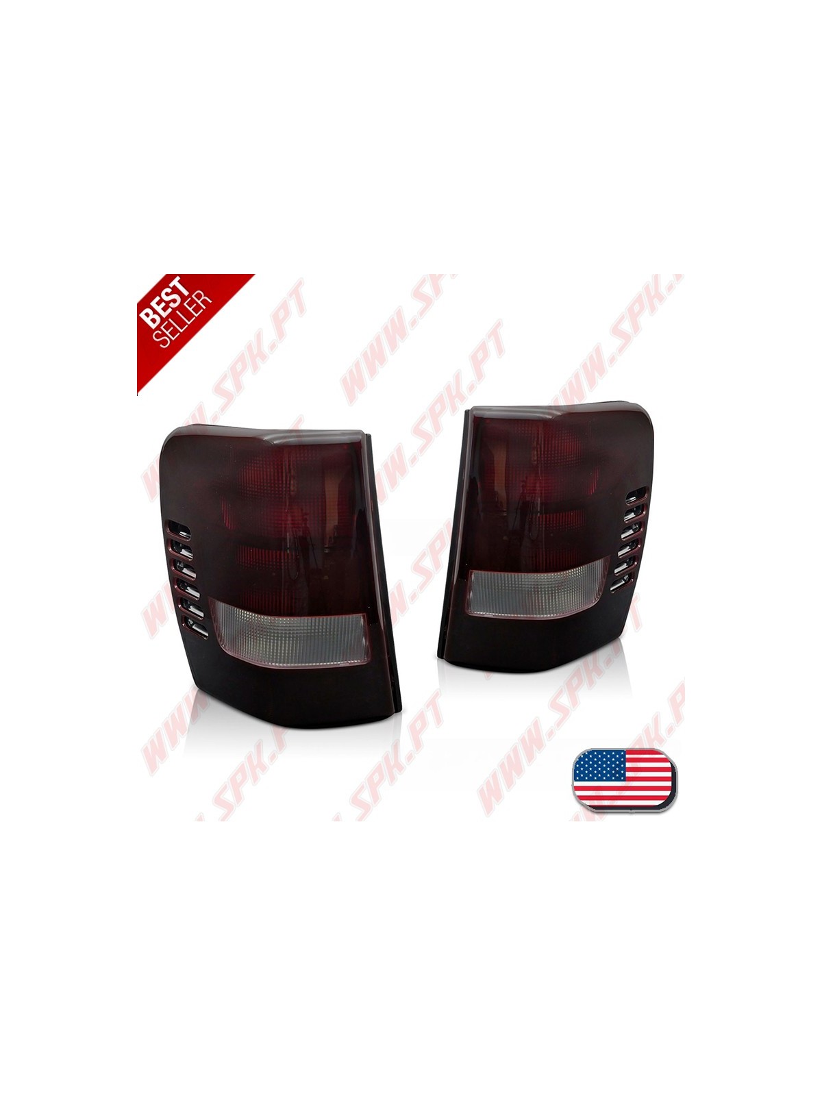 Farolins Look OEM Dark Red - Jeep Grand Cherokee WJ (1999-2005)