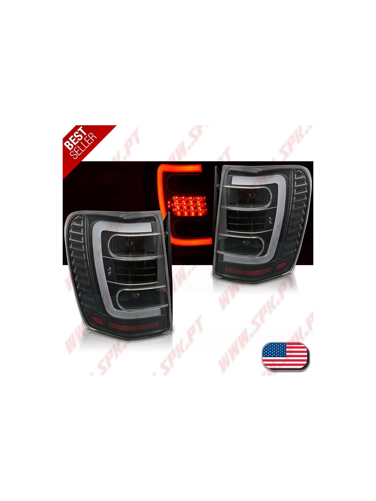 Farolins LED-BAR Black - Jeep Grand Cherokee WJ (1999-2005)