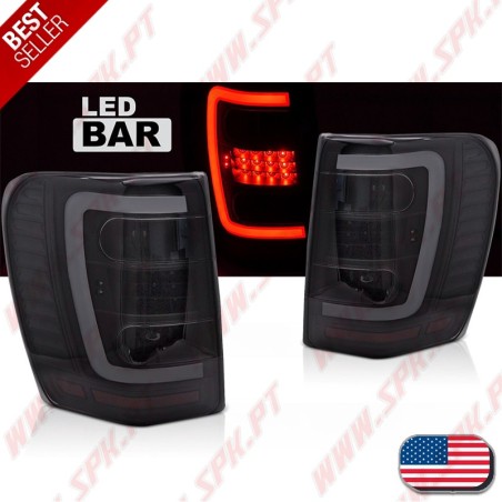 Farolins LED-BAR Smoke Black - Jeep Grand Cherokee WJ (1999-2005)