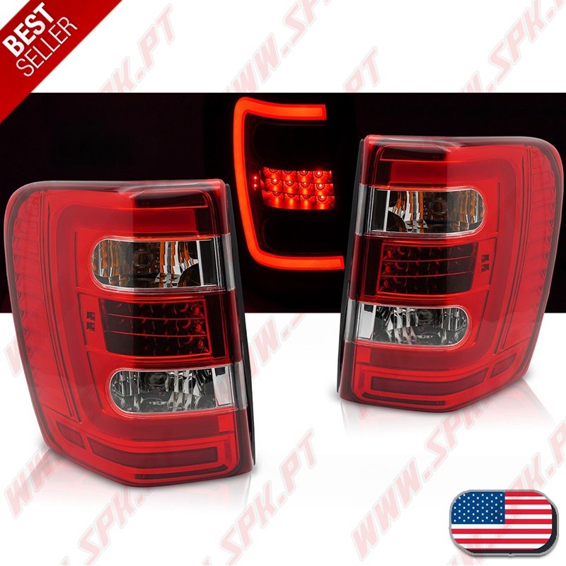 Farolins LED-BAR Red - Jeep Grand Cherokee WJ (1999-2005)