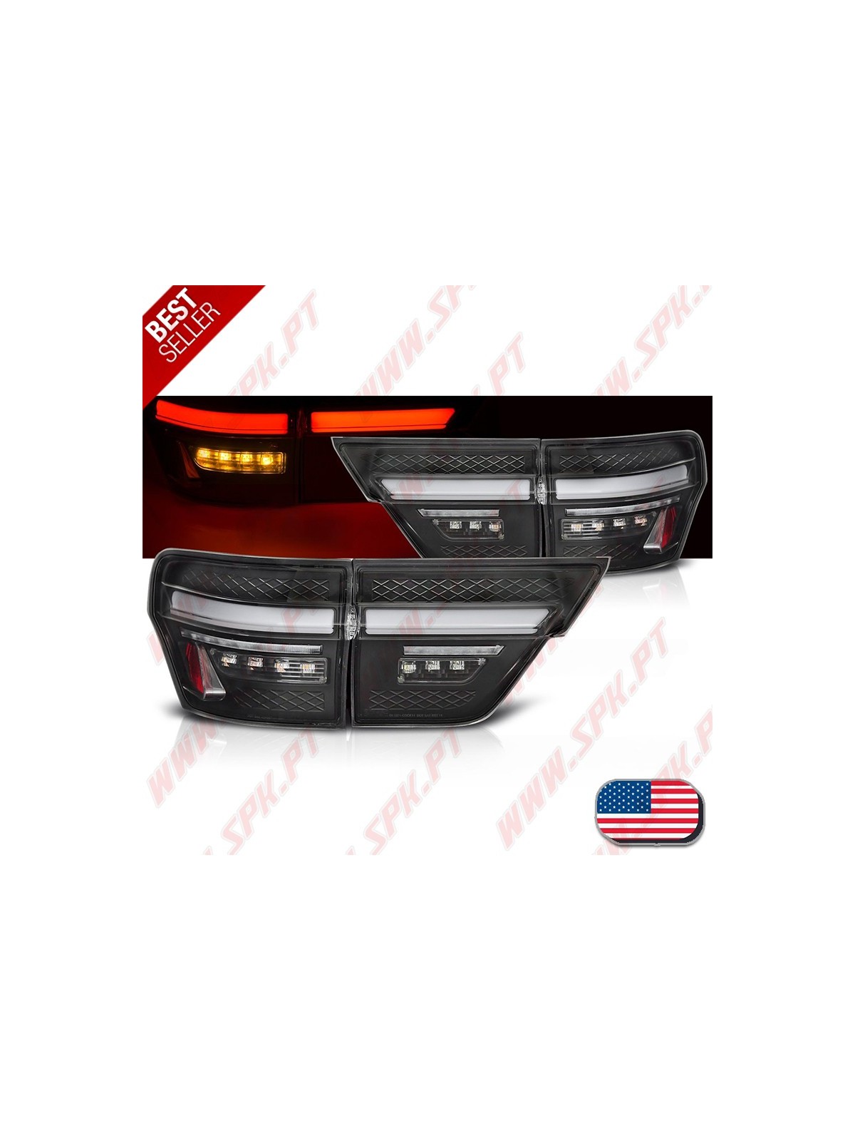 Farolins LED-BAR Black - Jeep Grand Cherokee WK2 (2011-2013)