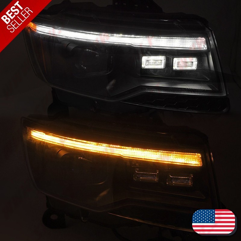 Faróis Tube-Light / Black - Jeep Grand Cherokee WK2 (2014-2021)
