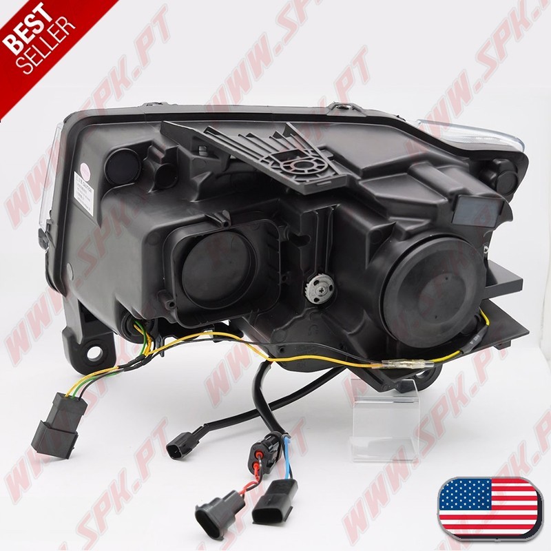 Faróis Tube-Light / Black - Jeep Grand Cherokee WK2 (2014-2021)