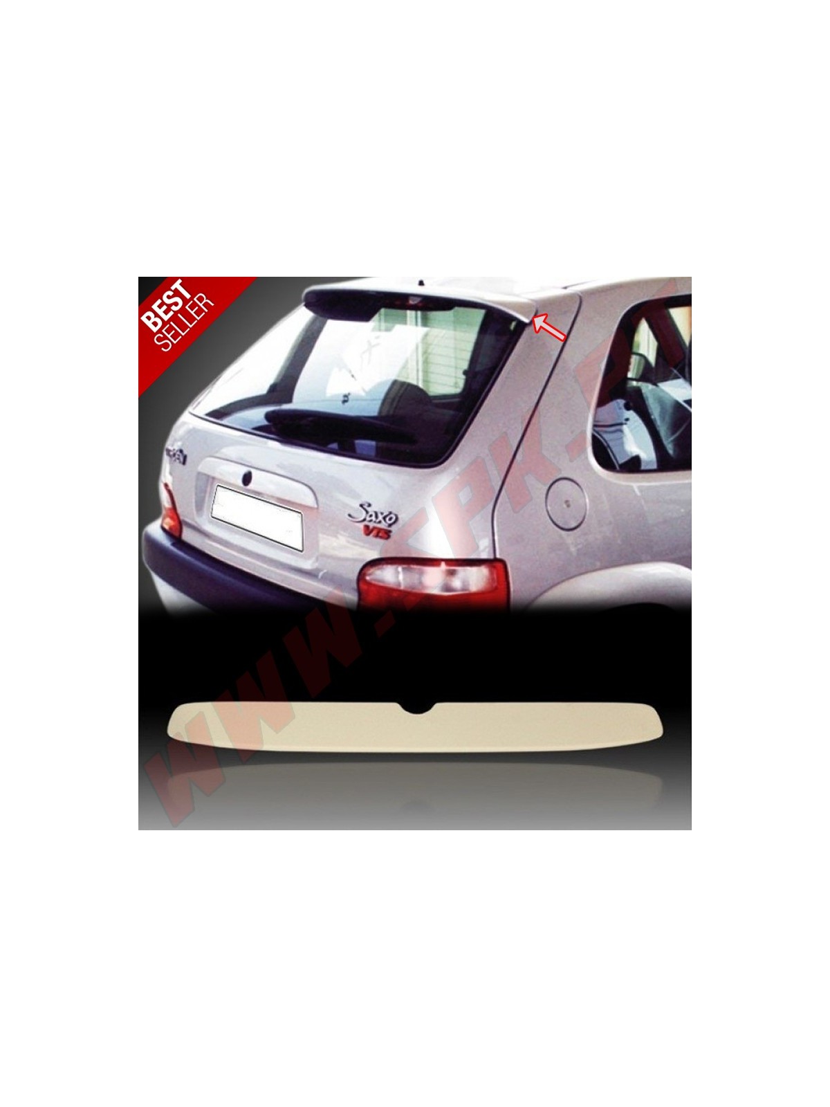 Aileron Traseiro Look Cup Citroen Saxo MK2 (1999-2003)