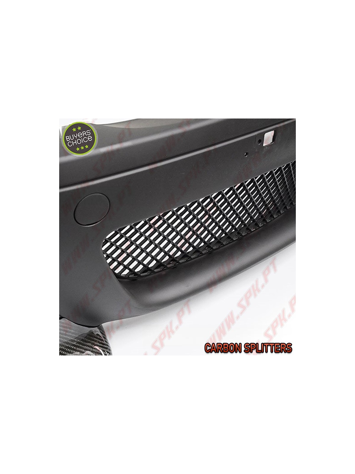 Para-Choques Look CSL C/Splitters Carbono - BMW E46 Sedan / Touring (1998-2005)