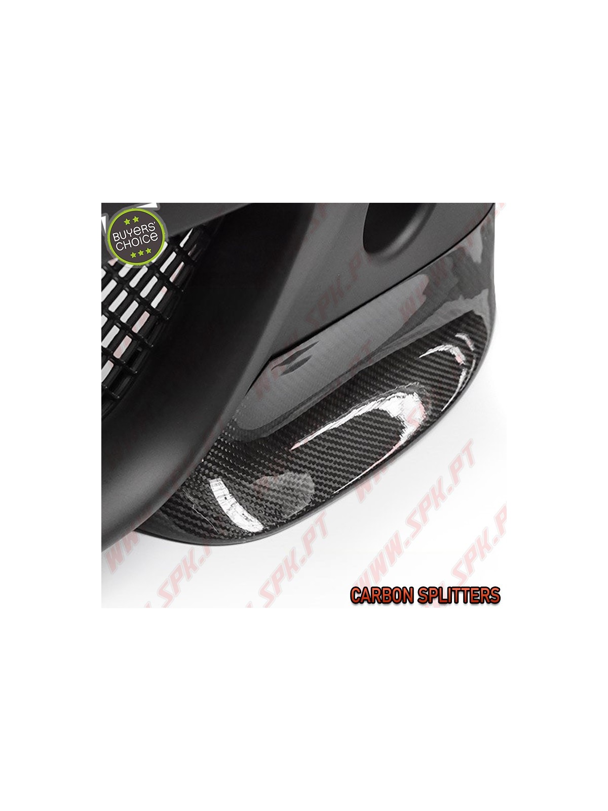 Para-Choques Look CSL C/Splitters Carbono - BMW E46 Sedan / Touring (1998-2005)