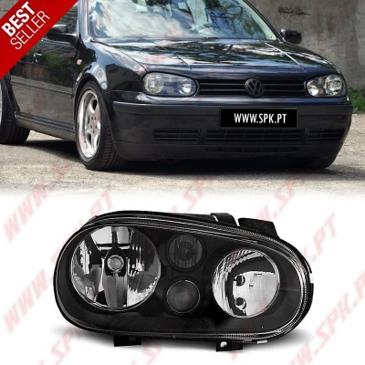 Faróis Cristal Look OEM Black - VW Golf 4 (1997-2003)