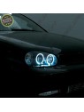 Faróis Angel Eyes CCFL / BLack - VW Golf 4 (1997-2003)