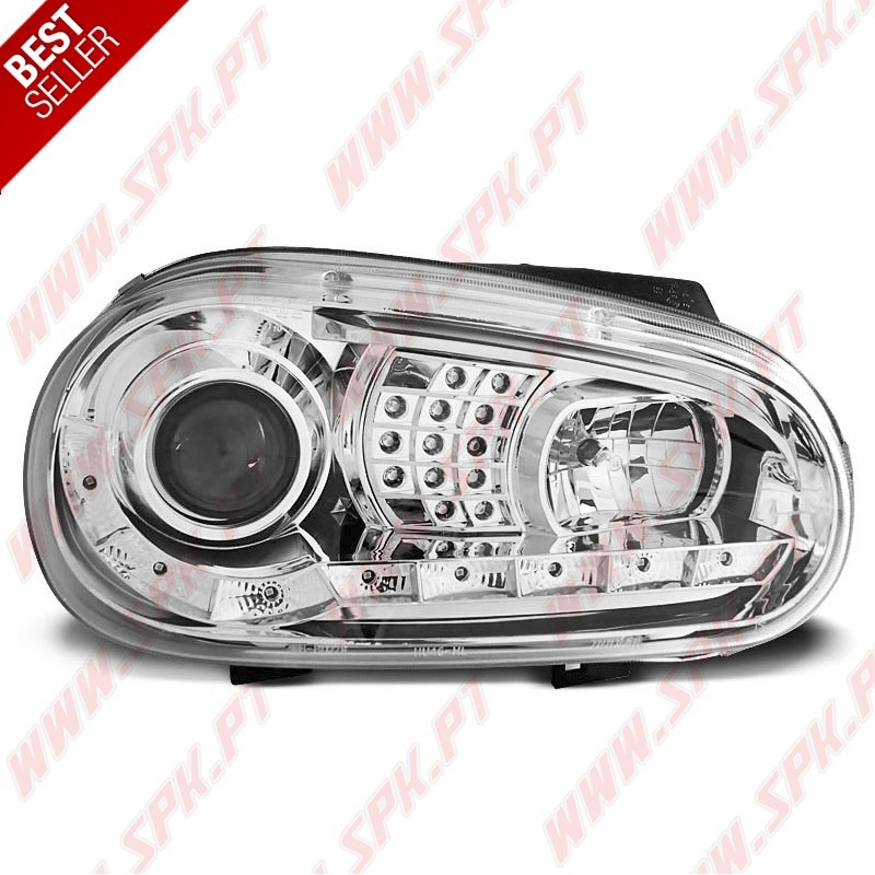 Faróis Daylight / Chrome - VW Golf 4 (1997-2003)