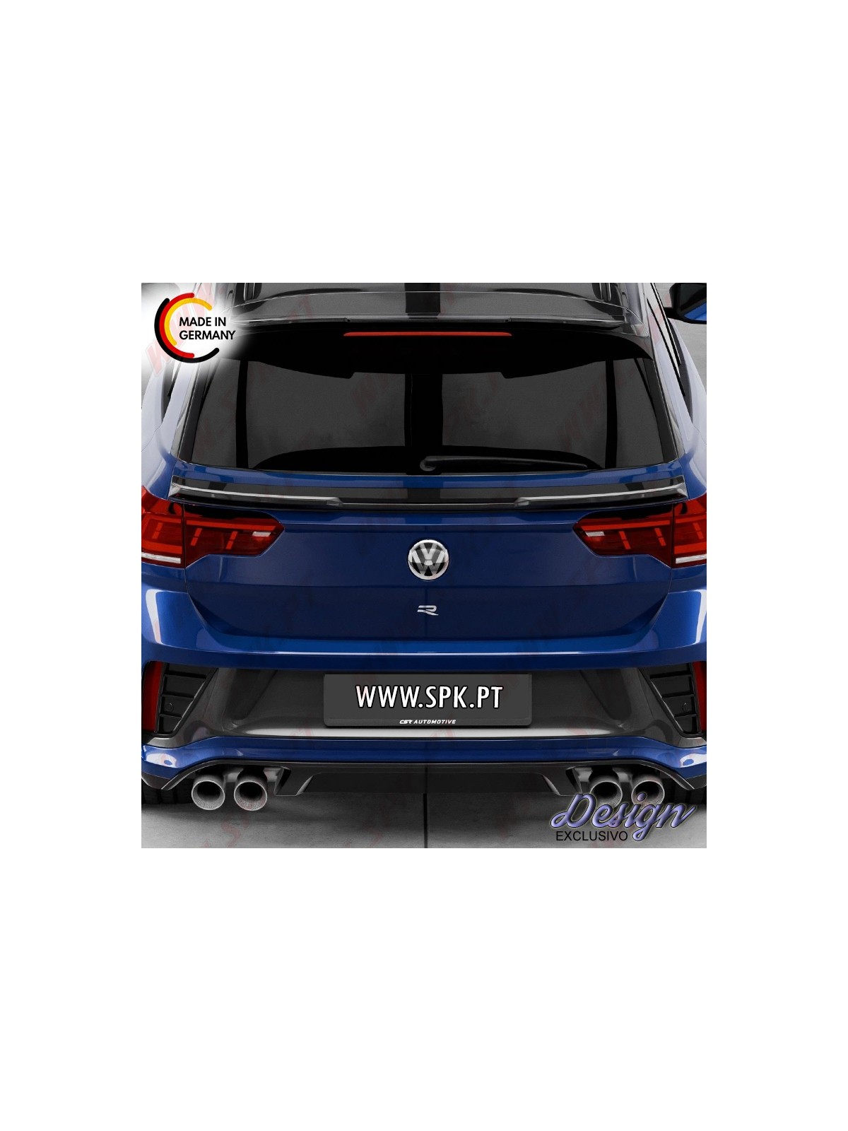 Aileron Traseiro Inferior - VW T-Roc (2017-)