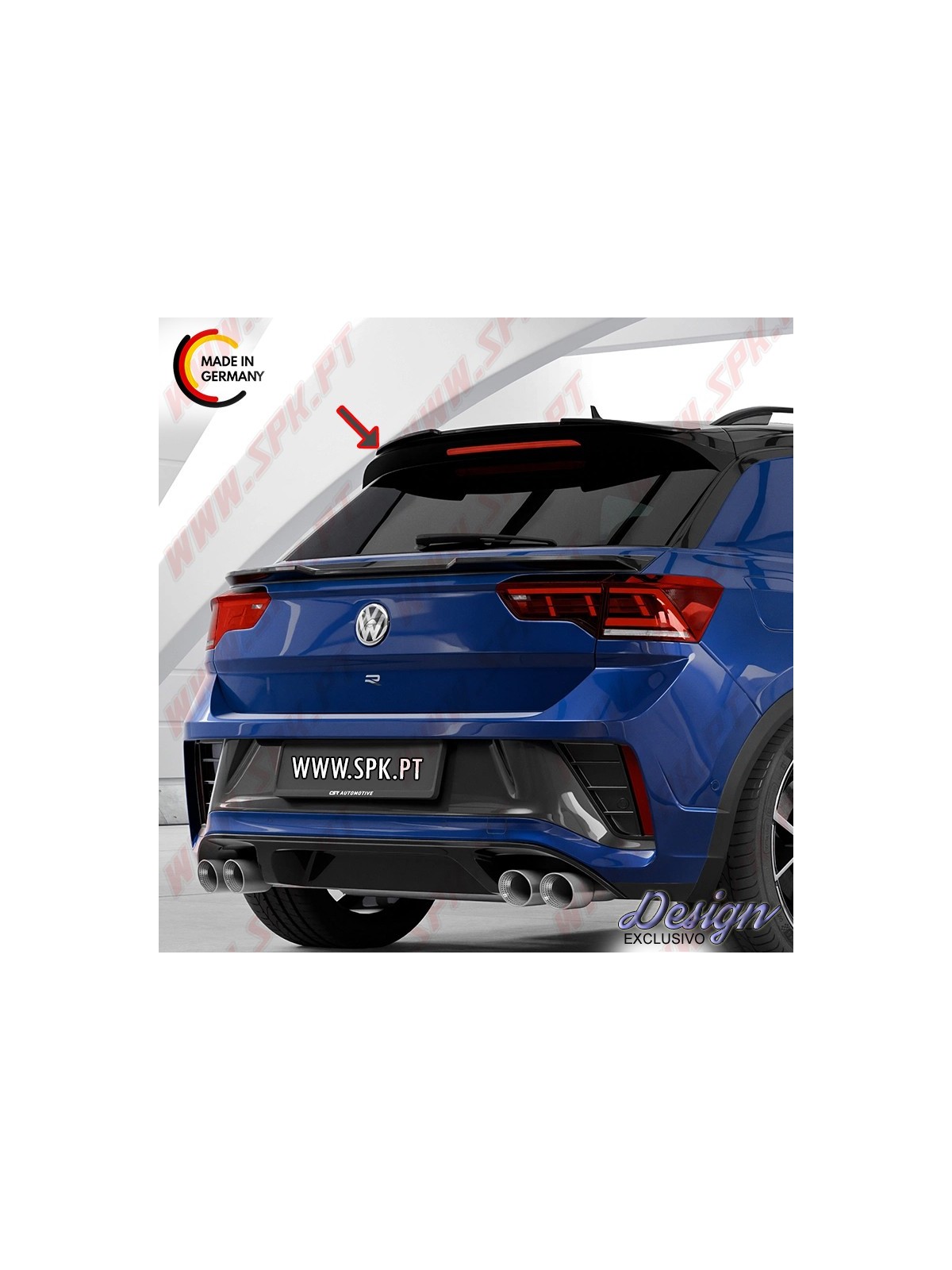 Aileron Traseiro Superior - VW T-Roc R (2019-)