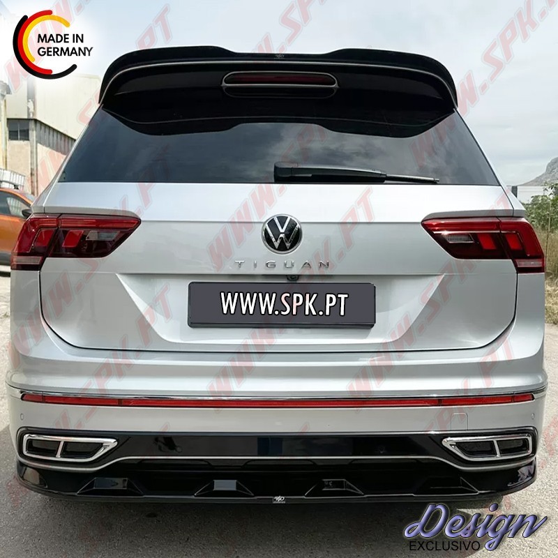 Extensão de Aileron - VW Tiguan R / R-Line Mk2 Facelift (2020-2024)
