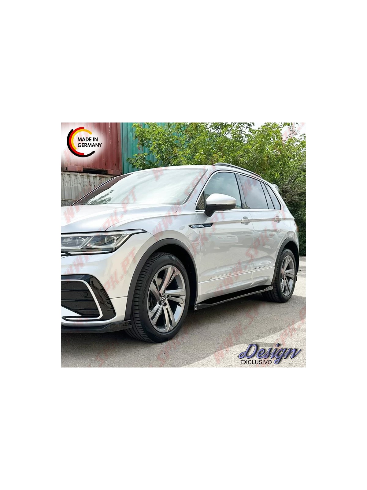 Extensão de Embaladeiras - VW Tiguan R / R-Line Mk2 Facelift (2020-2024)