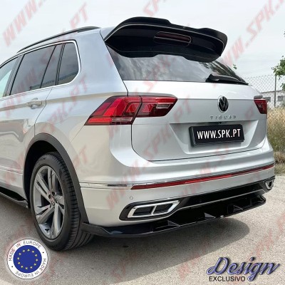 Difusor Traseiro - VW Tiguan R-Line Mk2 Facelift (2020-2024)
