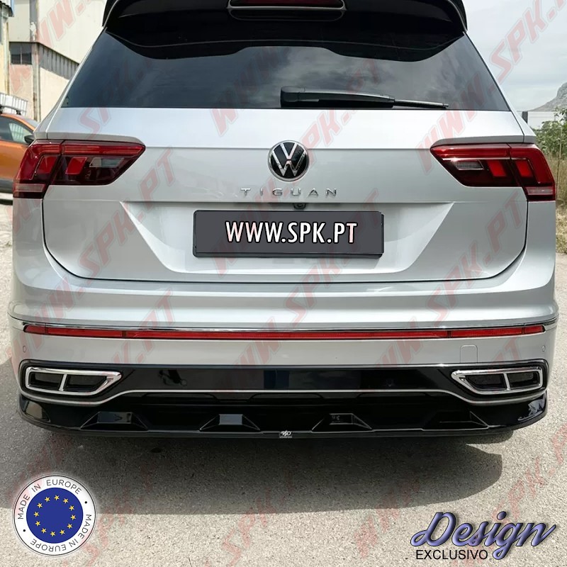 Difusor Traseiro - VW Tiguan R-Line Mk2 Facelift (2020-2024)