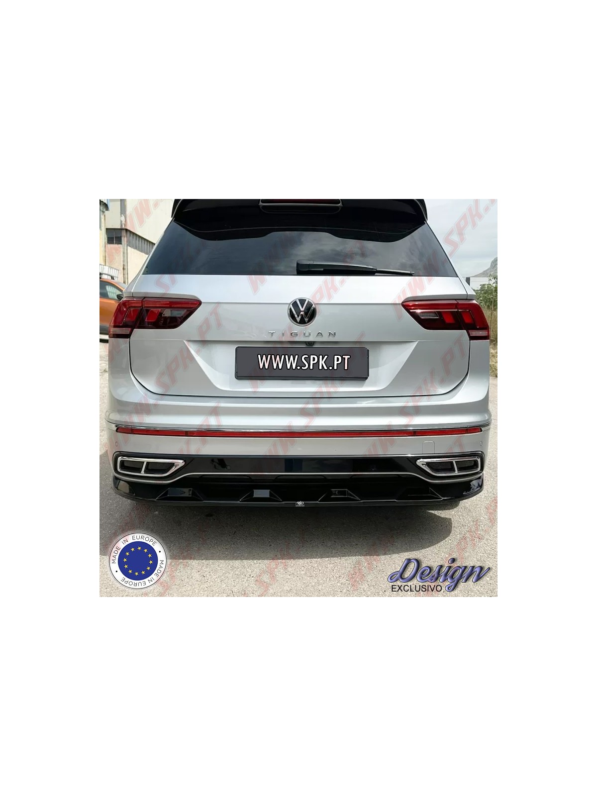 Difusor Traseiro - VW Tiguan R-Line Mk2 Facelift (2020-2024)