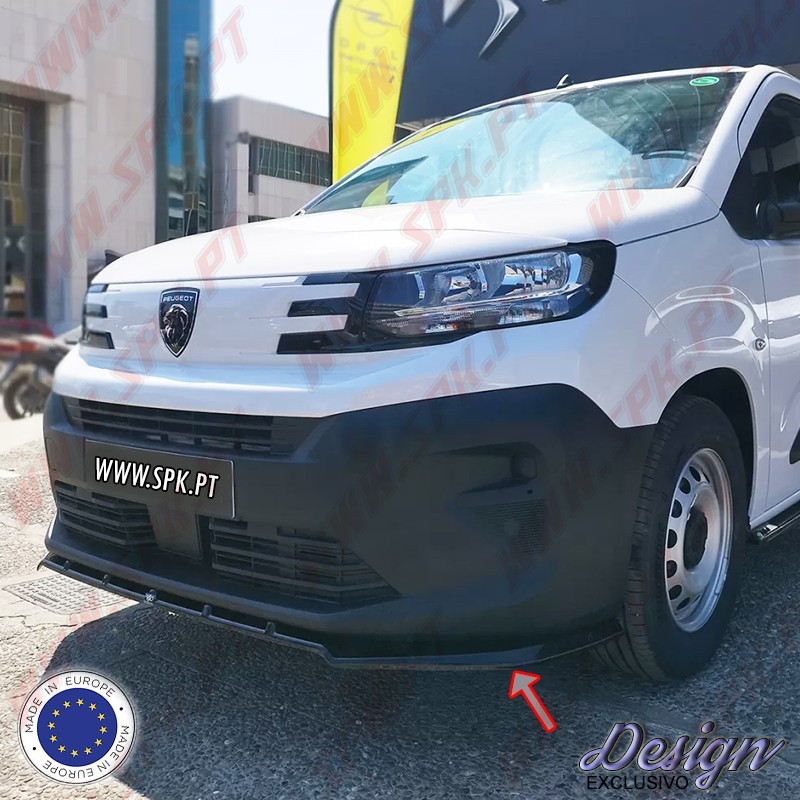 Lip Spoiler Frontal - Citroen Berlingo L2 Mk3 Facelift / Peugeot Partner L2 Mk3 Facelift (2023-)