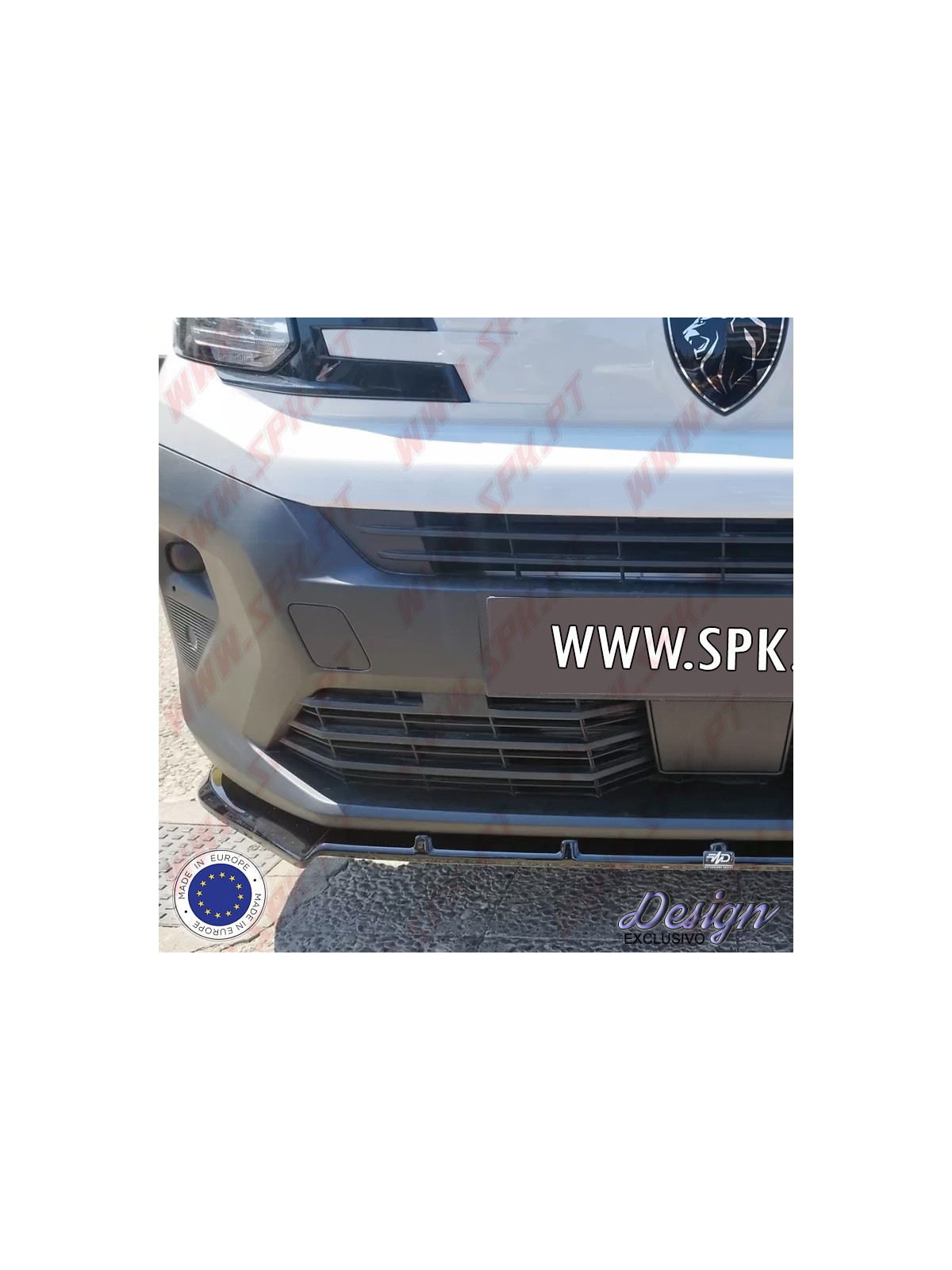 Lip Spoiler Frontal - Citroen Berlingo L2 Mk3 Facelift / Peugeot Partner L2 Mk3 Facelift (2023-)