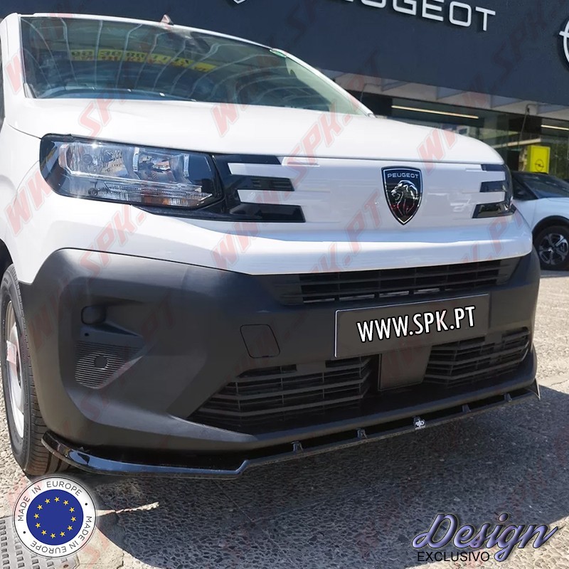Lip Spoiler Frontal - Citroen Berlingo L2 Mk3 Facelift / Peugeot Partner L2 Mk3 Facelift (2023-)