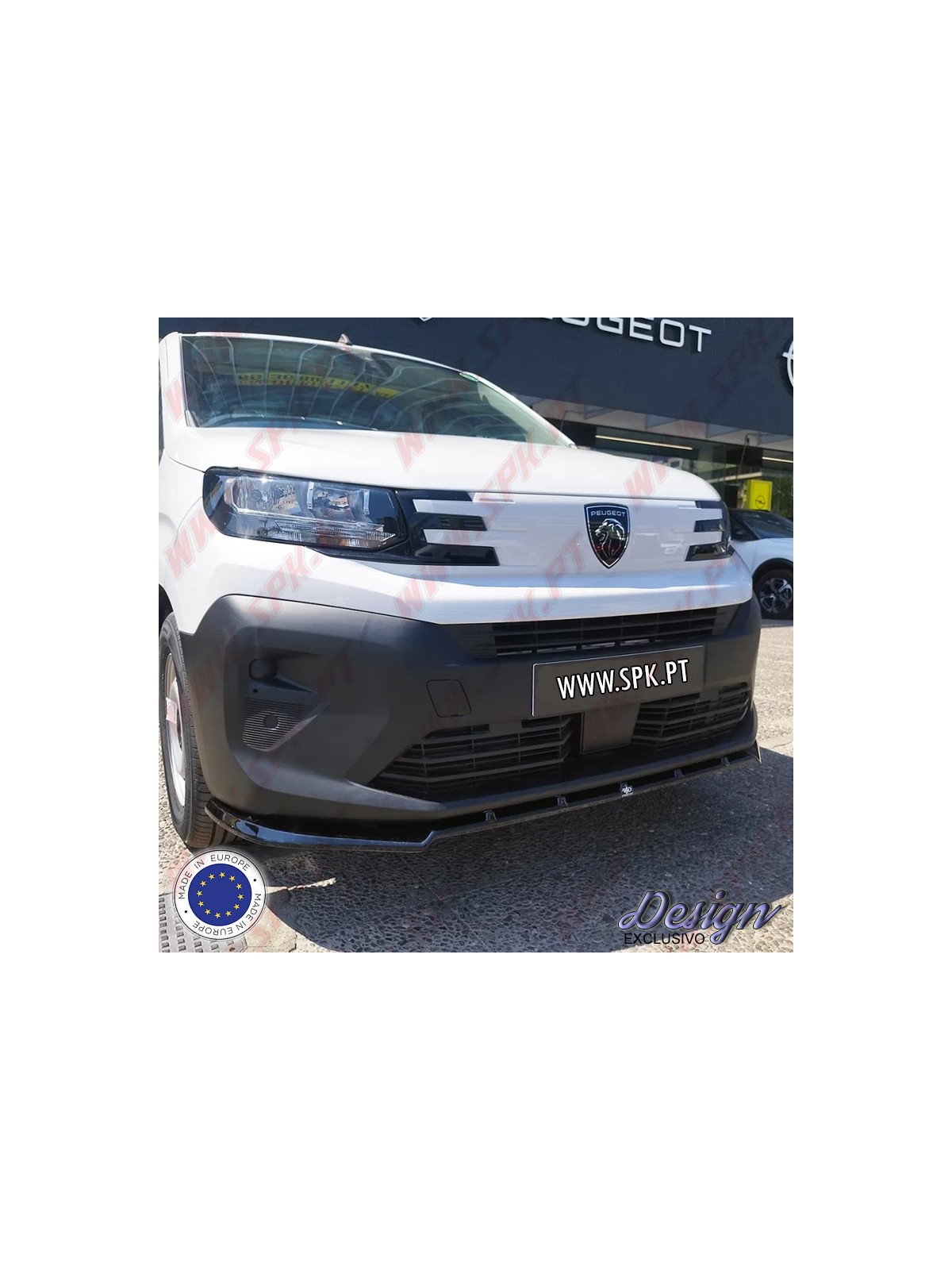 Lip Spoiler Frontal - Citroen Berlingo L2 Mk3 Facelift / Peugeot Partner L2 Mk3 Facelift (2023-)