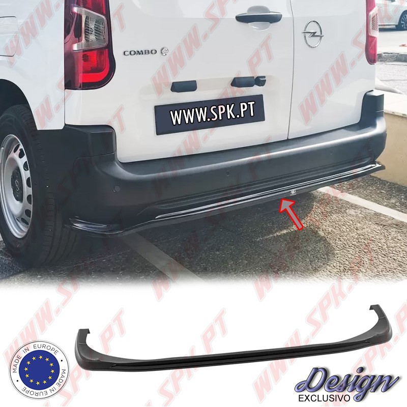 Difusor Traseiro - Citroen Berlingo L1 Mk3 / Peugeot Partner L1 Mk3 (2018-)
