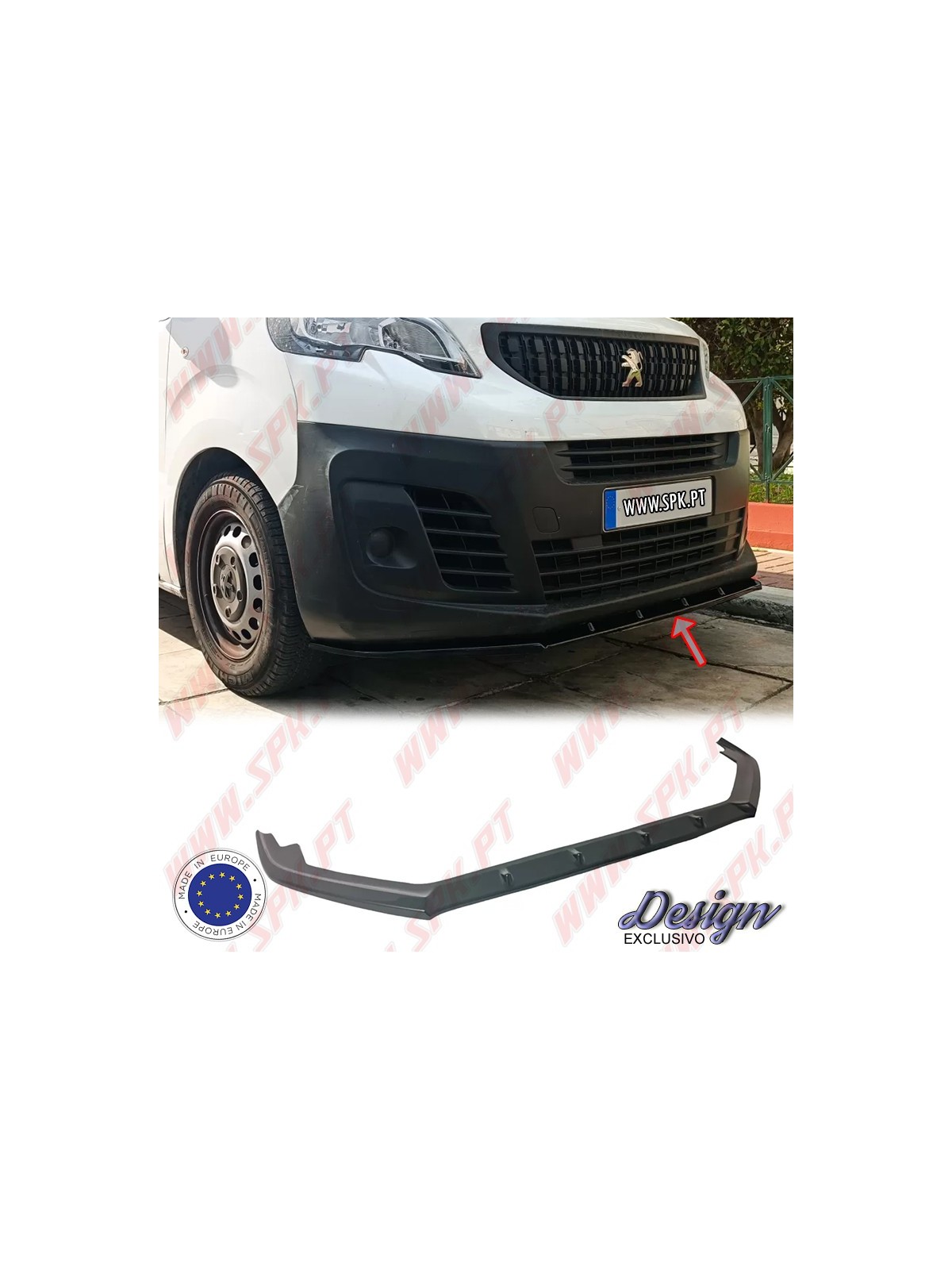 Lip Spoiler Frontal - Peugeot Expert Mk3 (2016-)