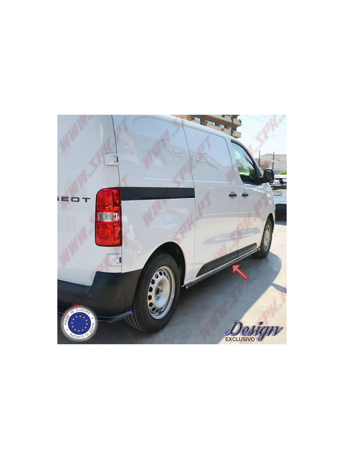 Extensão de Embaladeiras - Peugeot Expert L2-L3 Mk3 / Fiat Scudo L2-L3 Mk3 / Citroen Jumpy L2-L3 Mk3 (2016-)