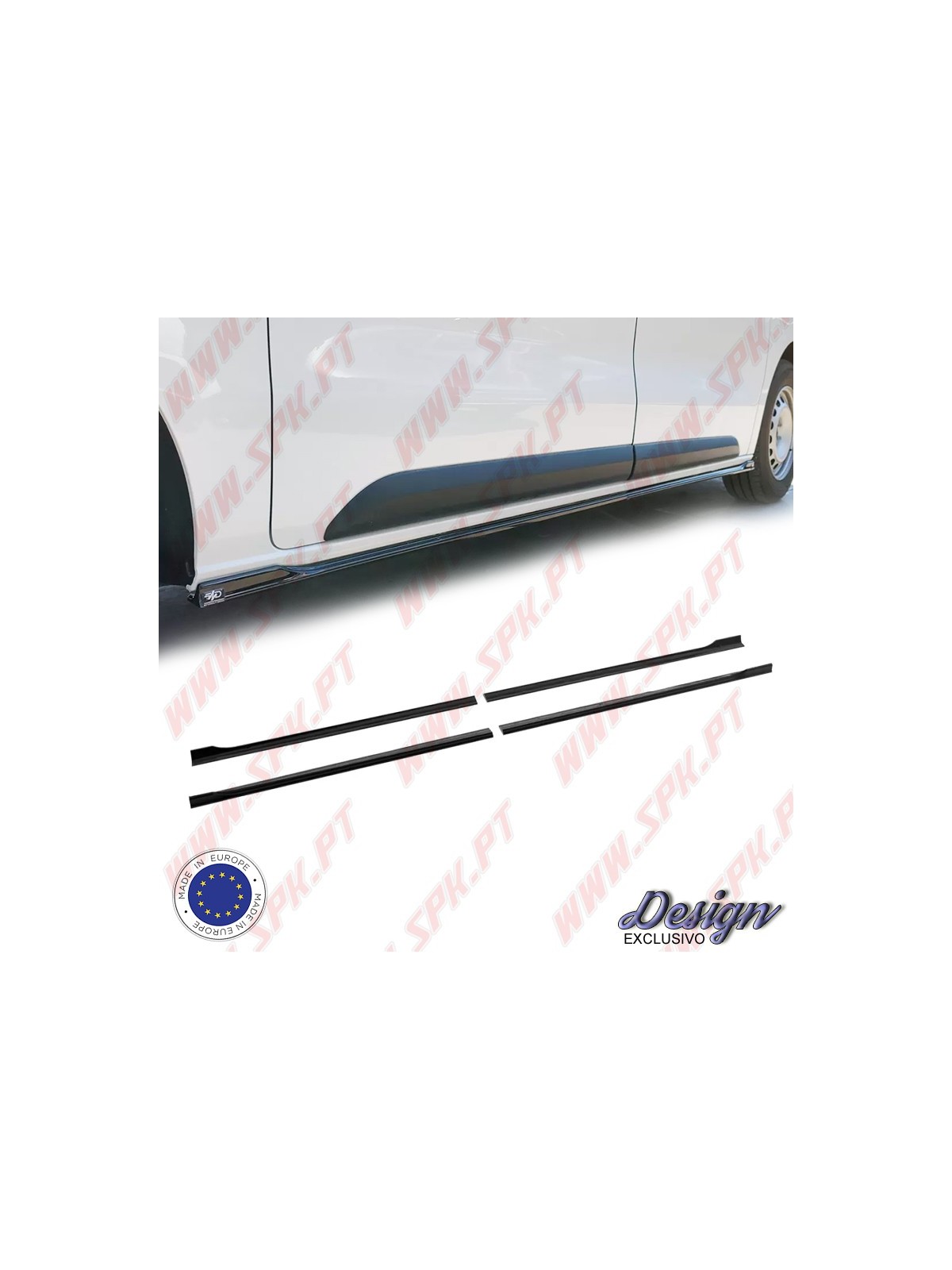 Extensão de Embaladeiras - Peugeot Expert L2-L3 Mk3 / Fiat Scudo L2-L3 Mk3 / Citroen Jumpy L2-L3 Mk3 (2016-)