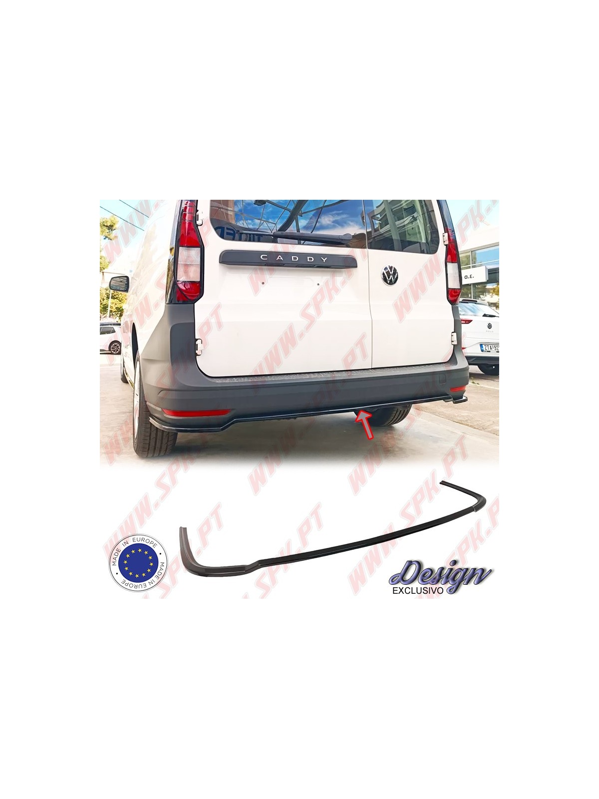 Difusor Traseiro - VW Caddy Maxi Mk5 / Ford Transit Connect L2 Mk3 (2021-)