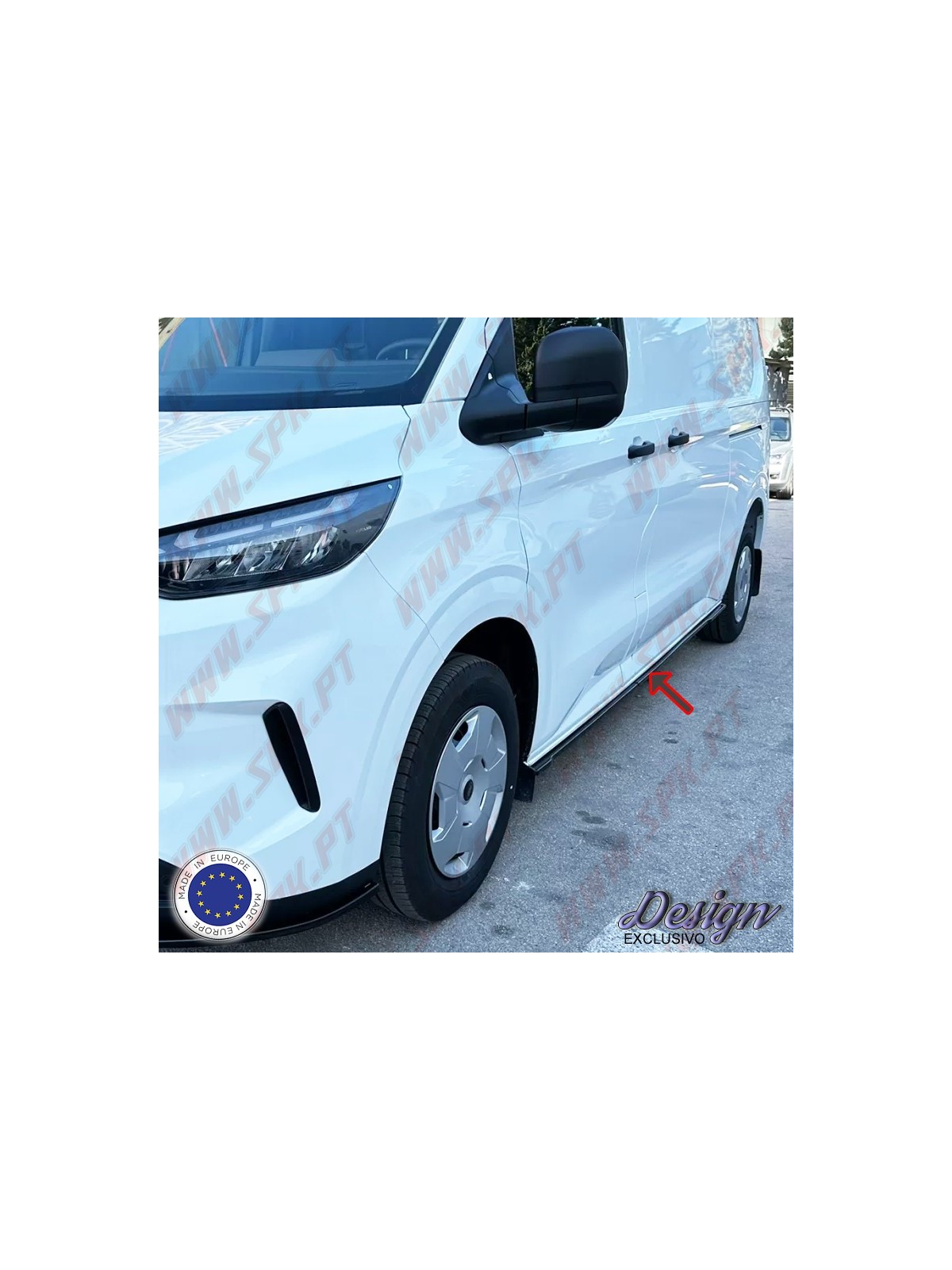 Extensão de Embaladeiras - Ford Transit Custom / Tourneo Mk2 L2 / Volkswagen T7 Long (2023-)