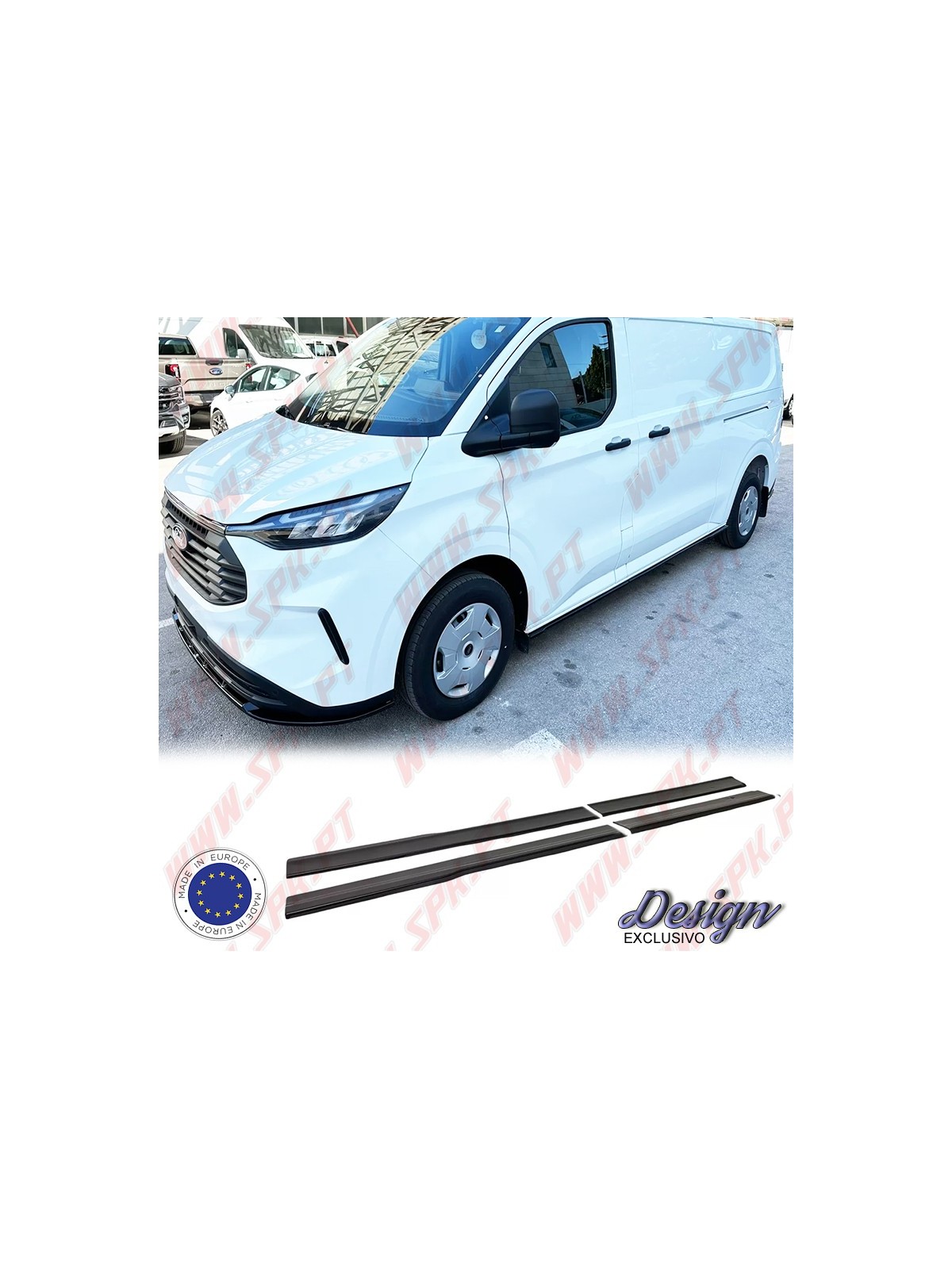 Extensão de Embaladeiras - Ford Transit Custom / Tourneo Mk2 L2 / Volkswagen T7 Long (2023-)